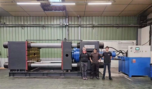 Fransa'ya 1600 Ton Yatay Hidrolik Pres İhraç Edildi